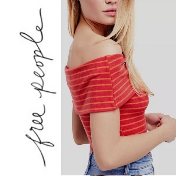 Free People Melbourne Off the Shoulder Top - Picture 3 of 7